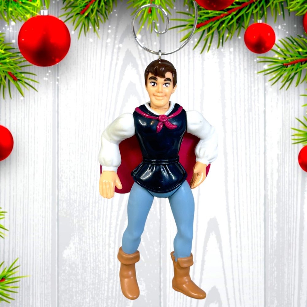 Snow White Prince Charming 3.75" ONE OF‎ A KIND Christmas Tree Ornament